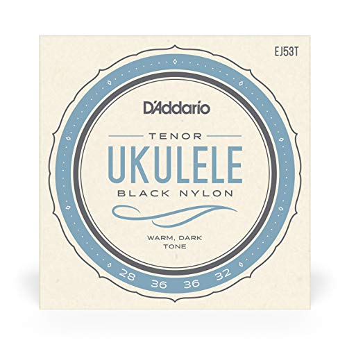 Image of D'Addario Tenor Ukulele Strings, Black Nylon, EJ53T, 4-String Set, Pack of 1