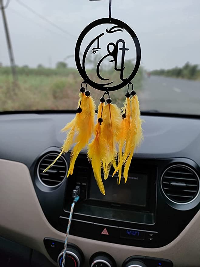 Swadhin Dream Catcher Car Hanging Hand Made for Positive Vibes, Wall