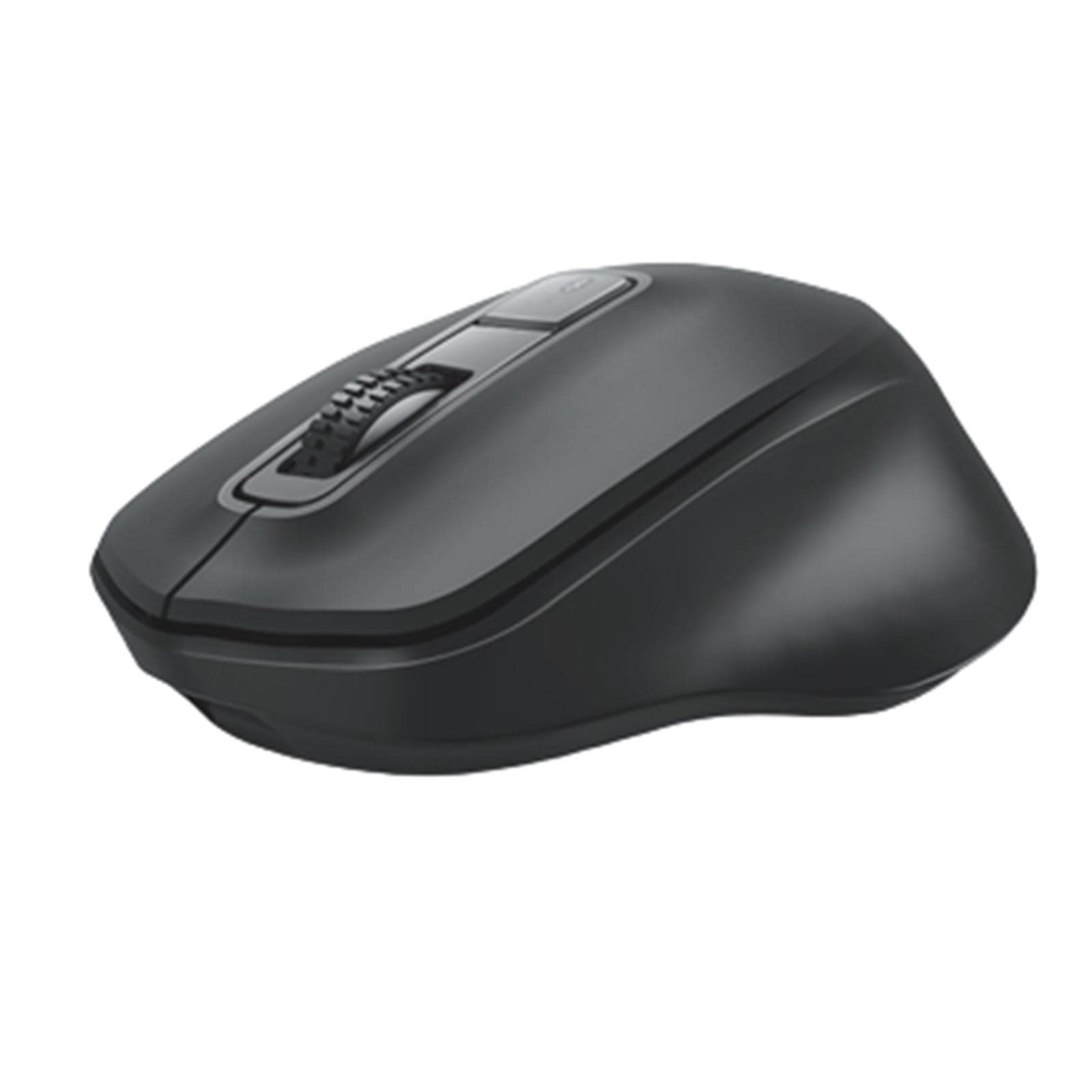 Mysz Mysz bezprzewodowa Mysz komputerowa do gier na laptopach Ergonomiczna mysz Bluetooth Urządzenie wskazujące 2.4G Podwójny tryb Klawisz fotoelektryczny Wyciszenie Ergonomia Regulacja DPI(Schwarz)