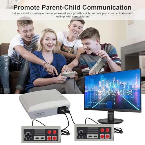 Retro Game Console Classic Mini Video Game Console Built-in Classic Games, AV Output and Dual Game Controllers - Image 3