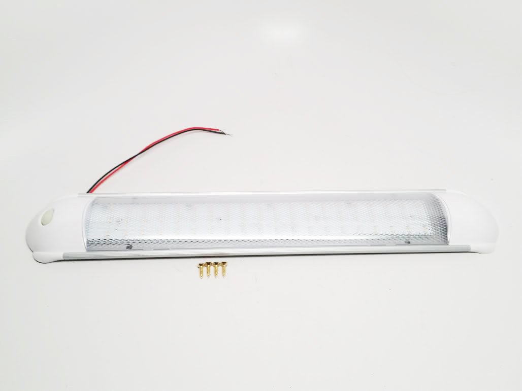 Pactrade Marine 2PCS RV Trailer Car LED Interior Ceiling Light 10-30V w/Switch