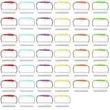 Wanmu 40PCS Waterproof Shoe Tags, Writable Daycare Labels for Distinguish Children's Items, Water Bottles Labels Blank Name Tags for School Supplies, Kids Backpack Umbrellas Travel Luggage