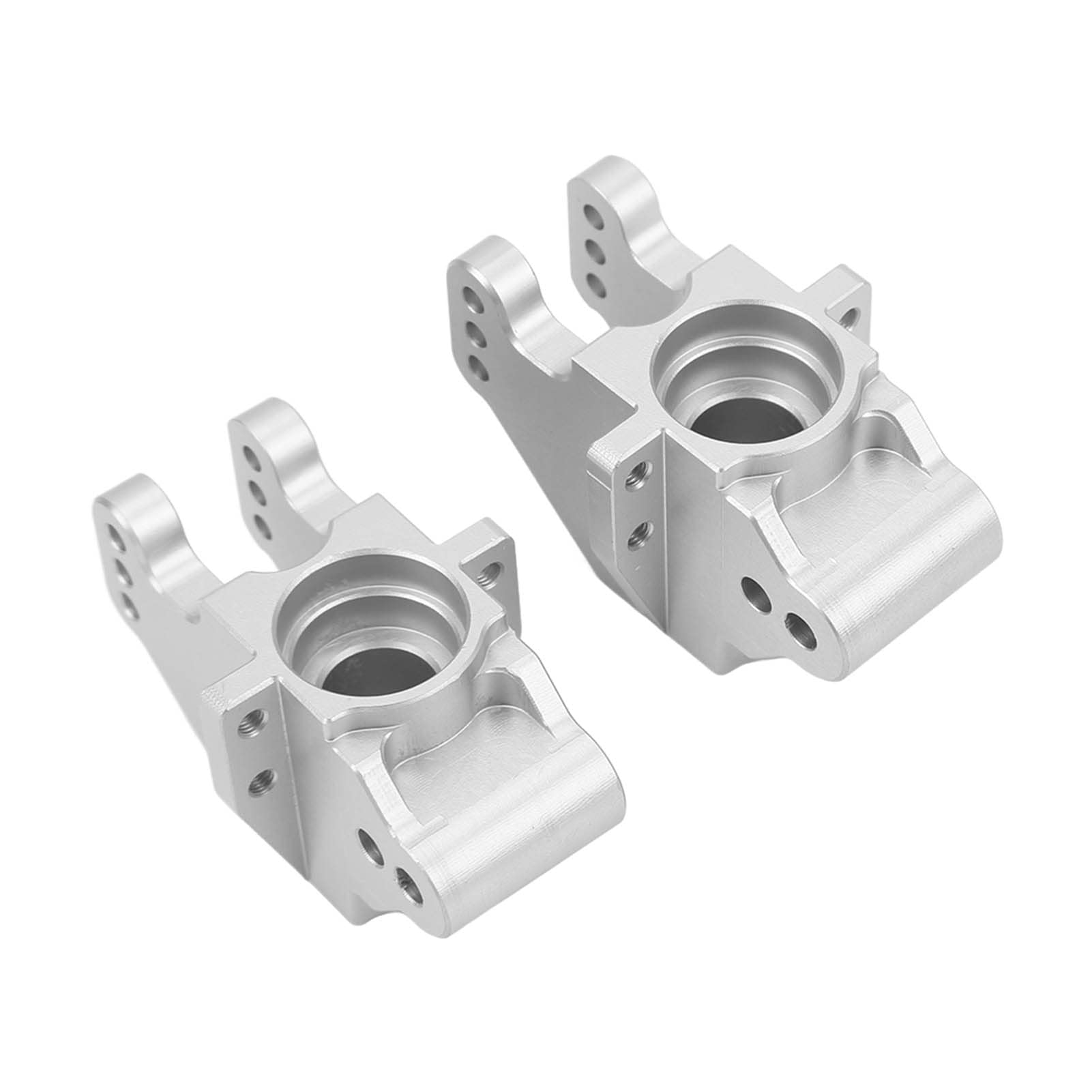 Wymiana mocowania tylnej osi RC Stop aluminium Trwałe mocowanie tylnej osi napędowej o dużej wytrzymałości dla Corally Kronos 6S 1/8 RC Truck 2 szt. Srebrny 57x35x32mm