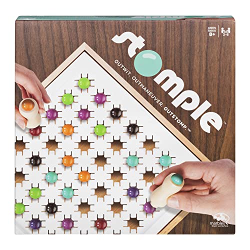 Stomple Game by Marbles Brain Workshop, Fun Strategy Game for Kids Aged 8 and up