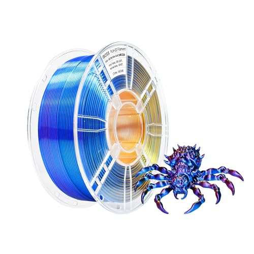 Filament iBOSS PLA Plus Niebieski Trójkolorowy Jedwabny (BLUE TRIPLE SILK)