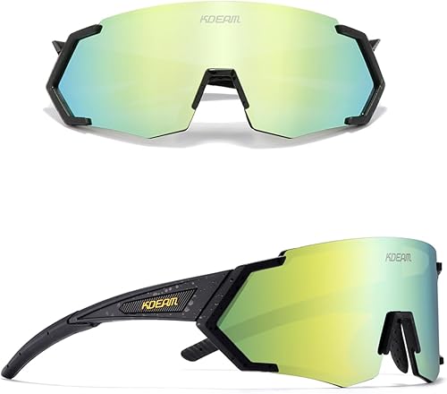 Miniatura 105 de Gafas de sol polarizadas deportivas para mujeres y hombres, UV400, gafas de ciclismo, béisbol, correr, pesca, al aire libre, resistentes al viento