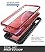 SUPCASE Unicorn Beetle Pro Series Case Designed for iPhone XR, with Built-in Screen Protector Full-Body Rugged Holster Case for iPhone XR 6.1 Inch (2018 Release) (MetallicRed)