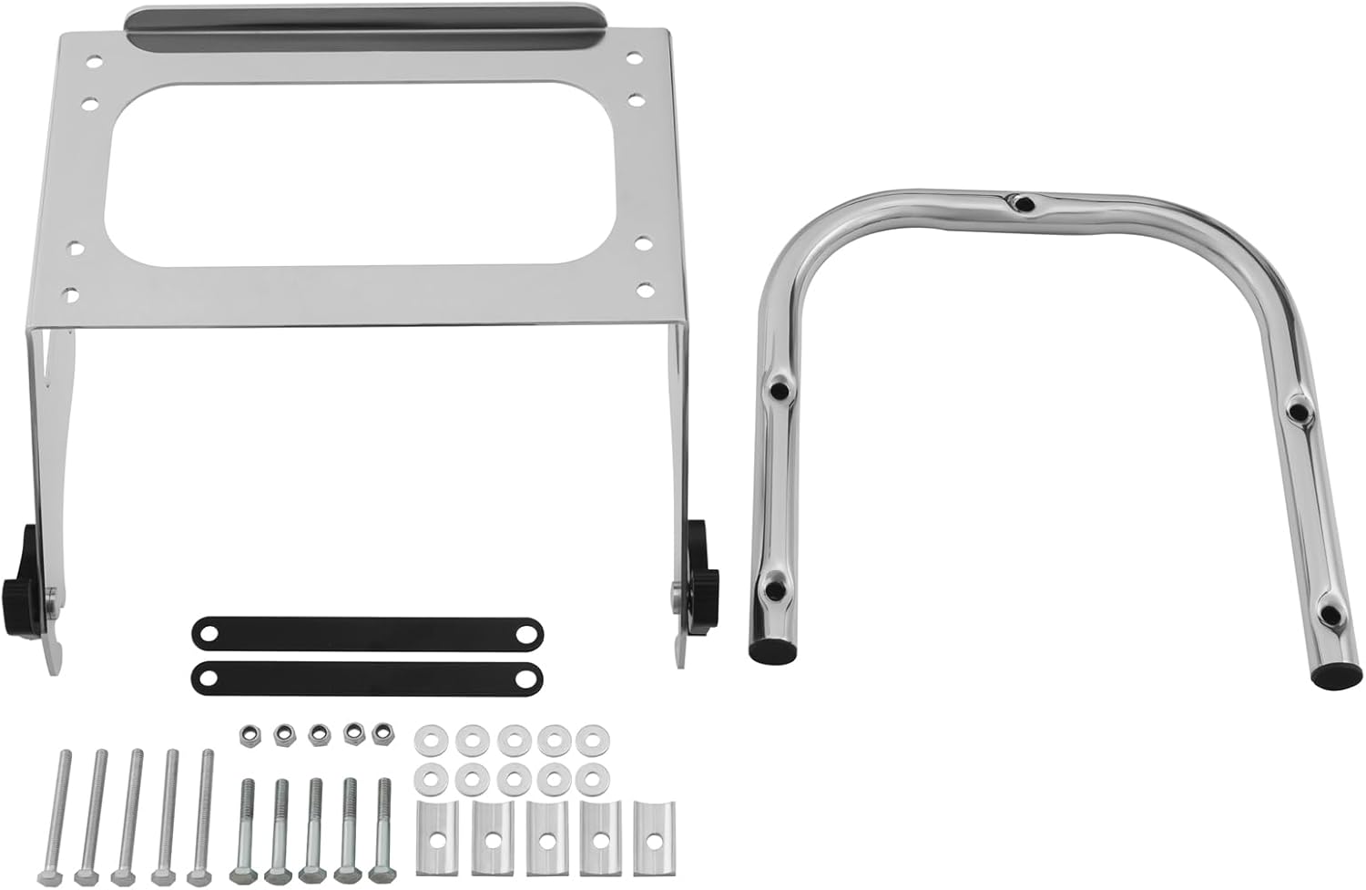 TCMT Detachable Solo Trunk Mounting Luggage Rack Fits For Harley 1997-2008 Touring FL CVO Road King Street Glide Road Glide Electra Glide Pack