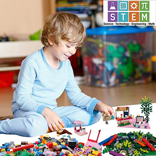 Liberty Imports 1000 PCS Bucket of Mini Building Bricks Want It All