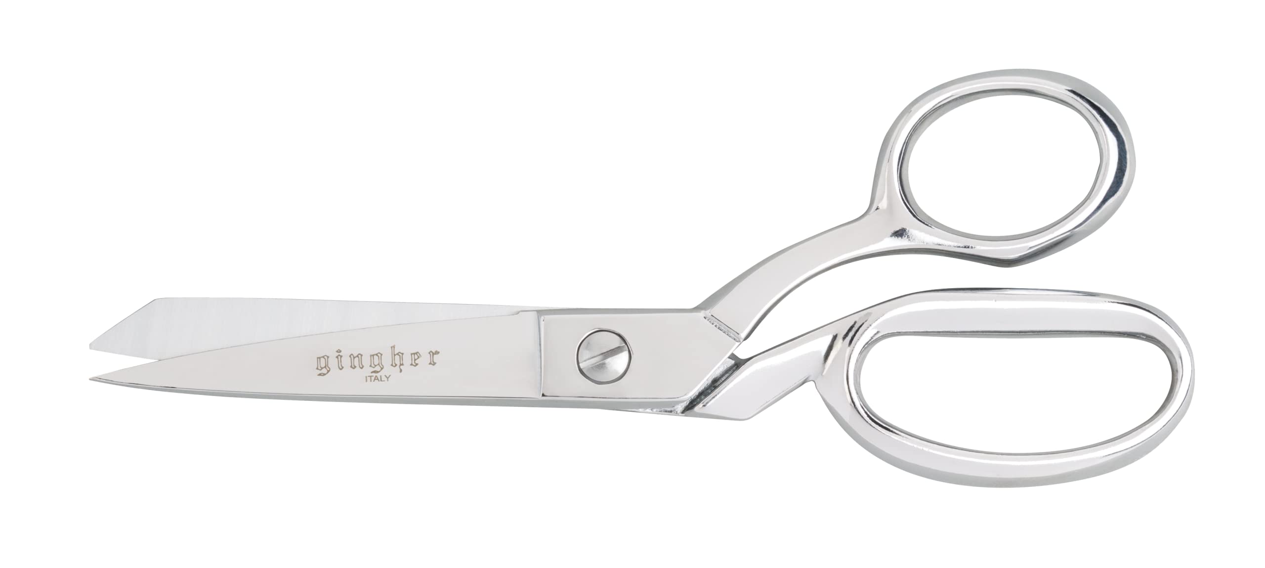 Gingher Dressmaker's Fabric Scissors with Protective Sheath - 7" Stainless Steel Shears - Sharp Knife Edge Fabric Scissors - Silver