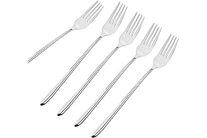 Professional Long-Handled Korean Stainless Steel Kitchen Forks - Professional Grade Utensils for Stirring