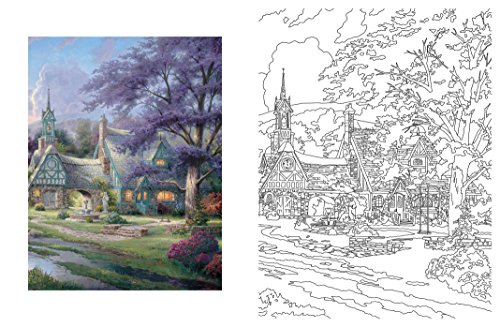 Posh Adult Coloring Book: Thomas Kinkade Designs for Inspiration & Relaxation (Posh Coloring Books) (Volume 14) - Thumbnail 6