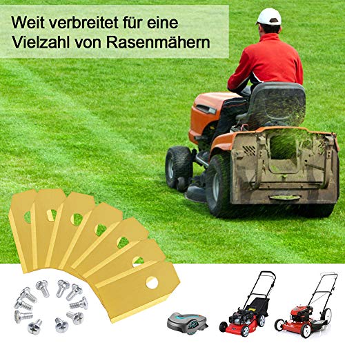 Bild 5 30 Stück Titan Messer Klingen, DIAOCARE Rasenroboter Messer, Mähroboterzubehör Messer Klingen Ersatzmesser Mähroboter für Husqvarna Automower Gardena Yard Force Messer (3g - 0,75mm)