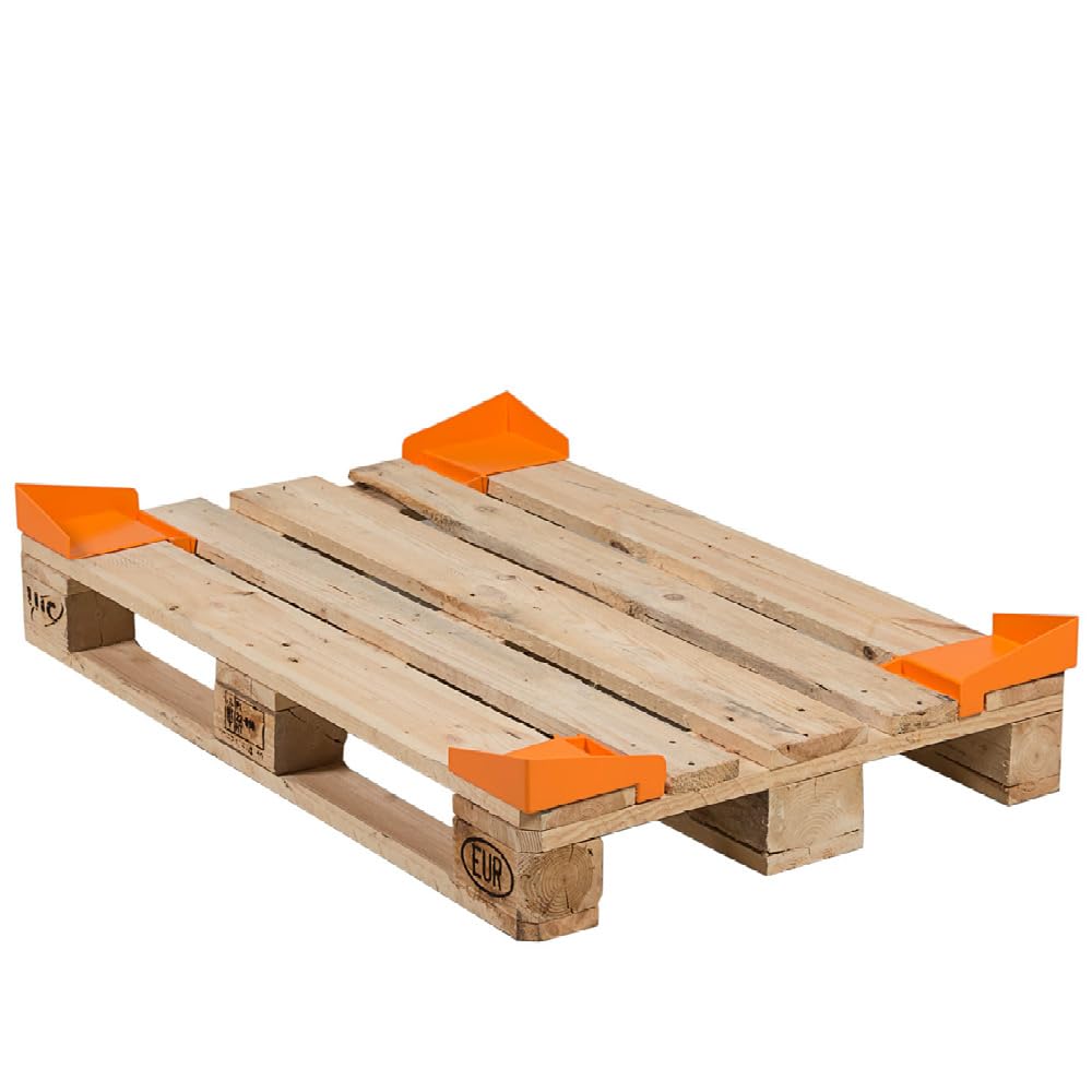 Gleitschutzecken für Paletten, orange, 20 Stück