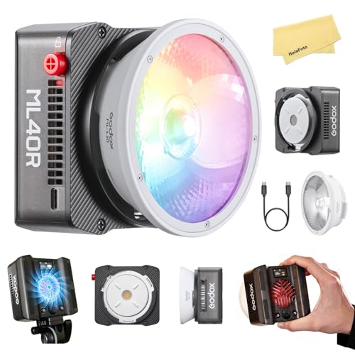 Image of Godox ML40R ML40 R Full Color RGB Portable LED Video Light