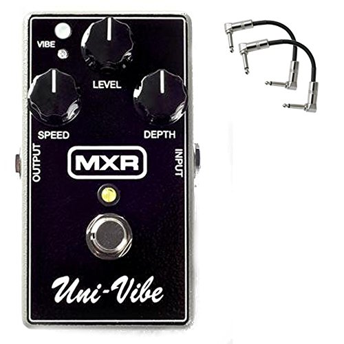 MXR M68 Uni-Vibe Chorus Vibrato Effect Guitar Pedal for Electric Guitar with 2 patch cables