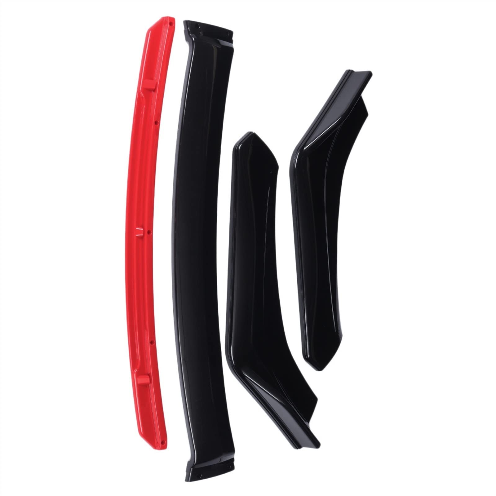 WOHOOD Accesorios 4X Separador De Parachoques Delantero De Coche Desmontable Labio para Subaru WRX STI para Impreza BRZ Todos Los Modelos Difusor De Parachoques De Alerón