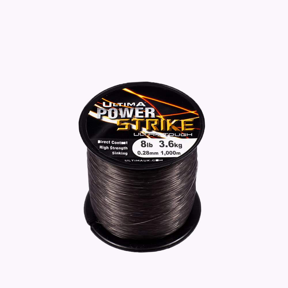 Wurf Angelschnur Hecht Ultima Power Strike Angelschnur 1000m 0.28mm  8.0lb/3.6kg - Raubfisch Schnur Fr Hecht & Bass