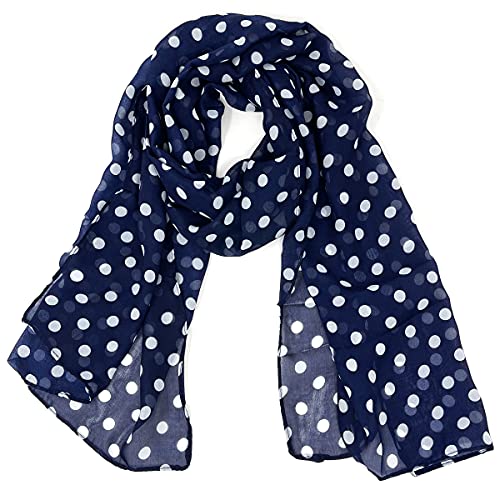 Chiffon Polka Dot Scarf