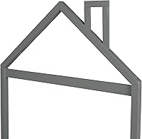 Vista 5 de Harper & Bright Designs Cama de plataforma de tamaño matrimonial con cabecera en forma de casa, marco de cama matrimonial de madera maciza