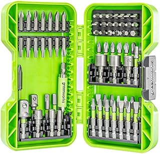 Greenworks 70-Piece Impact Rated Driving Set,Screwdriver Bit Set,Precision-Milled Bit,Modular Case,Magnetic Bit Holder
