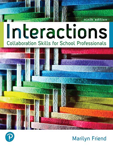 Interactions: Collaboration Skills for School Professionals