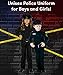UNDERWRAPS Children's Police Uniform Costume Set - Black, Medium (6-8)