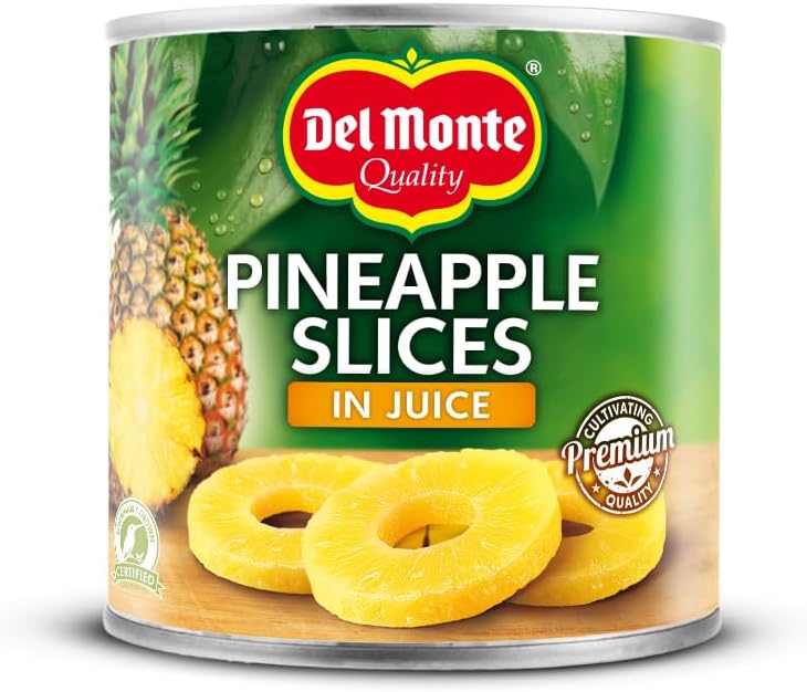 Del Monte Pineapple Slices in Juice 435 g (Pack of 12)
