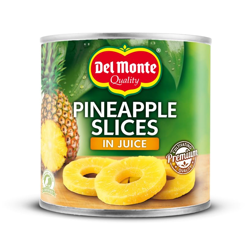 Del Monte Pineapple Slices in Juice 435 g (Pack of 12)