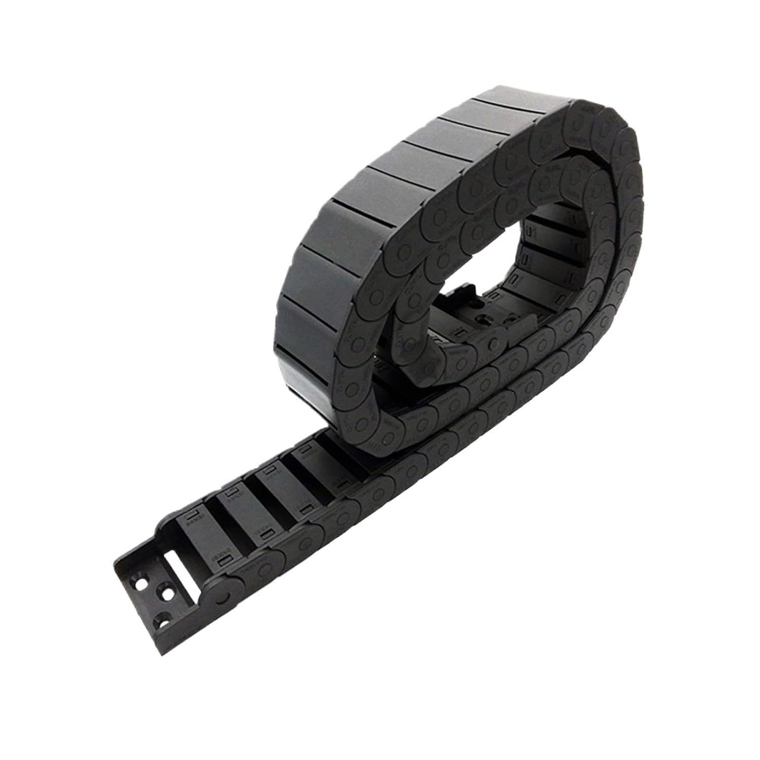 1pcs 1 Meter 15x40mm Towline Wire Cable Drag Chain Semi Closed Inside Opening Type with End Connectors(R38)