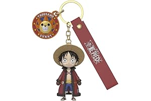 YJacuing Cute Anime One Piece Luffy PVC Figure Keychain: The Perfect Way...