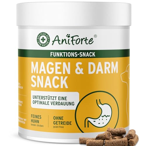 AniForte Magen & Darm Snack für Hunde 300g - Verdauungssnacks mit Probiotika, Heilmoor, fördert Darmregulierung & Verdauung, verbessert die Kotbeschaffenheit, getreidefrei, ohne Zucker