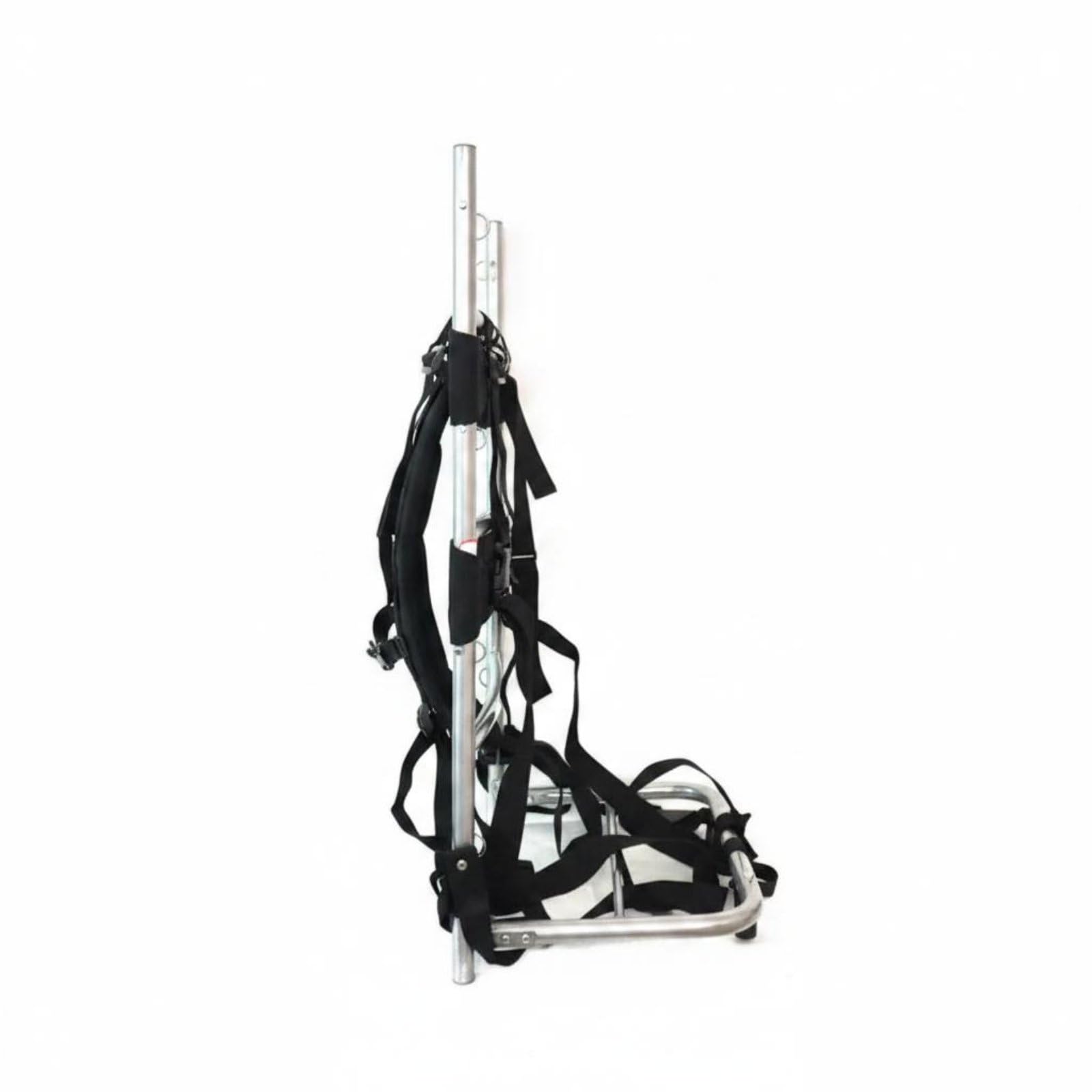 Qianly Telaio Pieghevole in Alluminio Ultraleggero Supporto Portante Multiuso Attrezzatura Outdoor per Arrampicatori, Pescatori, Pieghevole - Piccolo