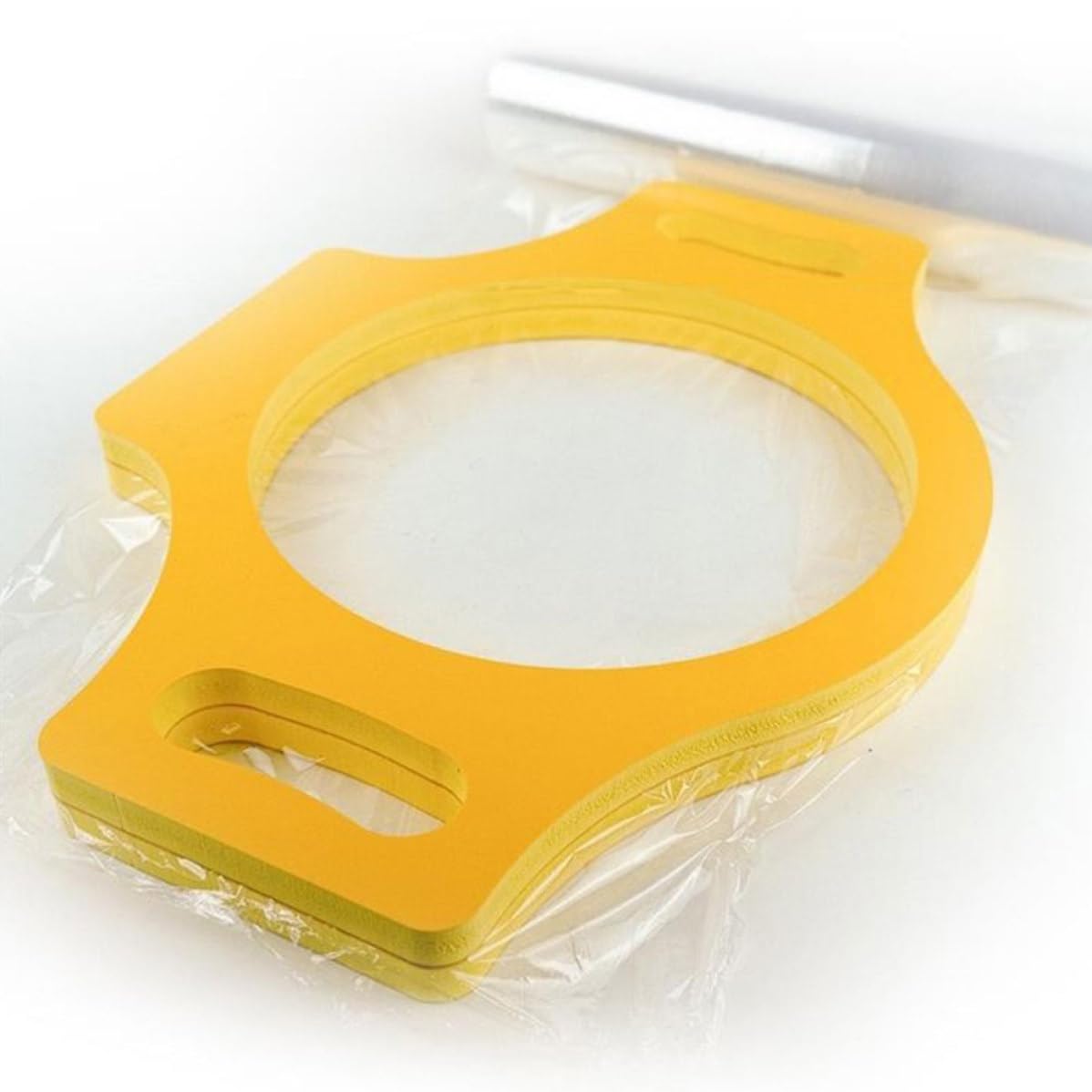 Molde para Peluca 3d de Pvc Amarillo, Soporte Fijo