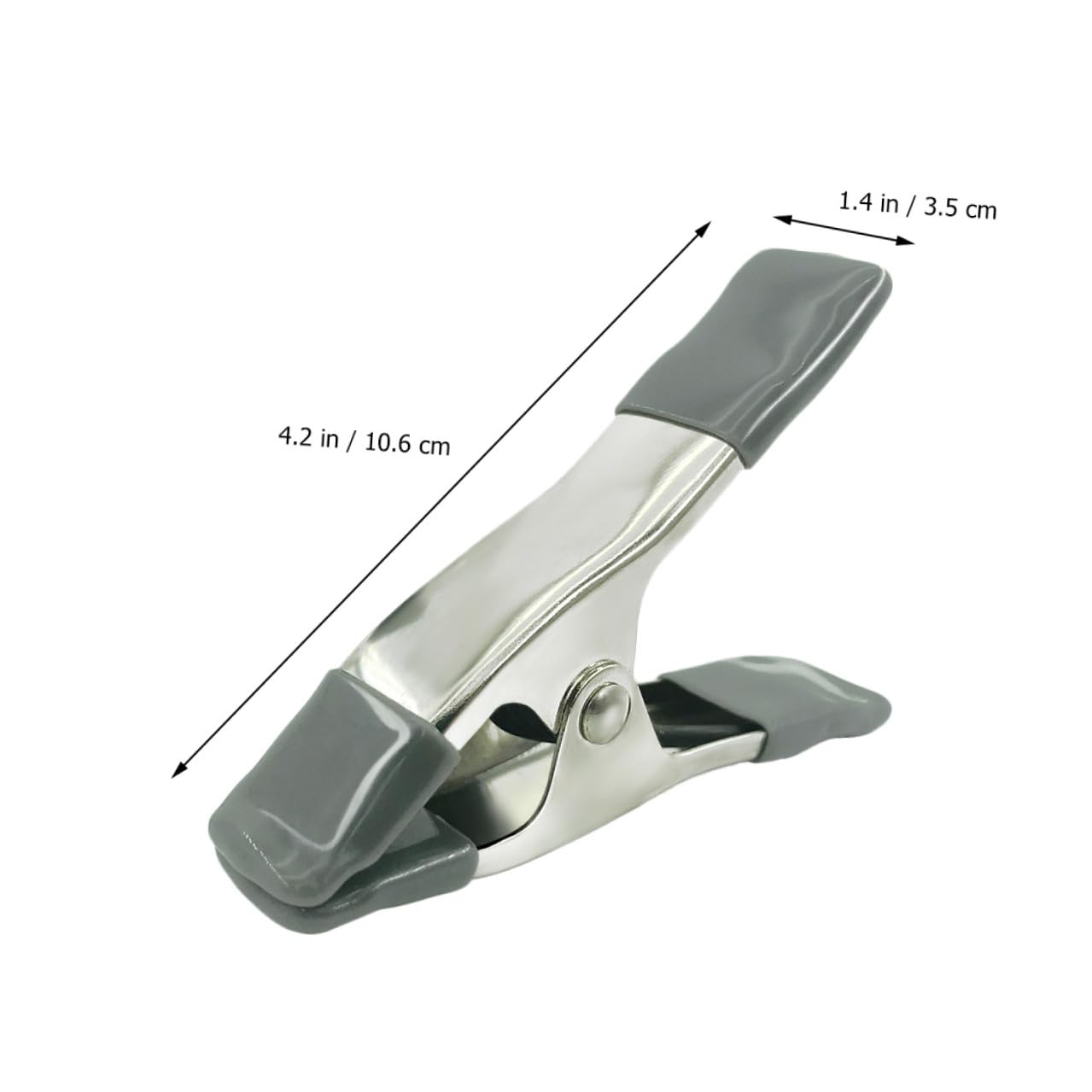 Clip per Sfondo da Studio Fotografico 4 Pollici Ferro 6 Pezzi Robusti | Morsetti a Molla, Impugnatura Ergonomica, Alta Resistenza, per Fondali e Supporti di Scena