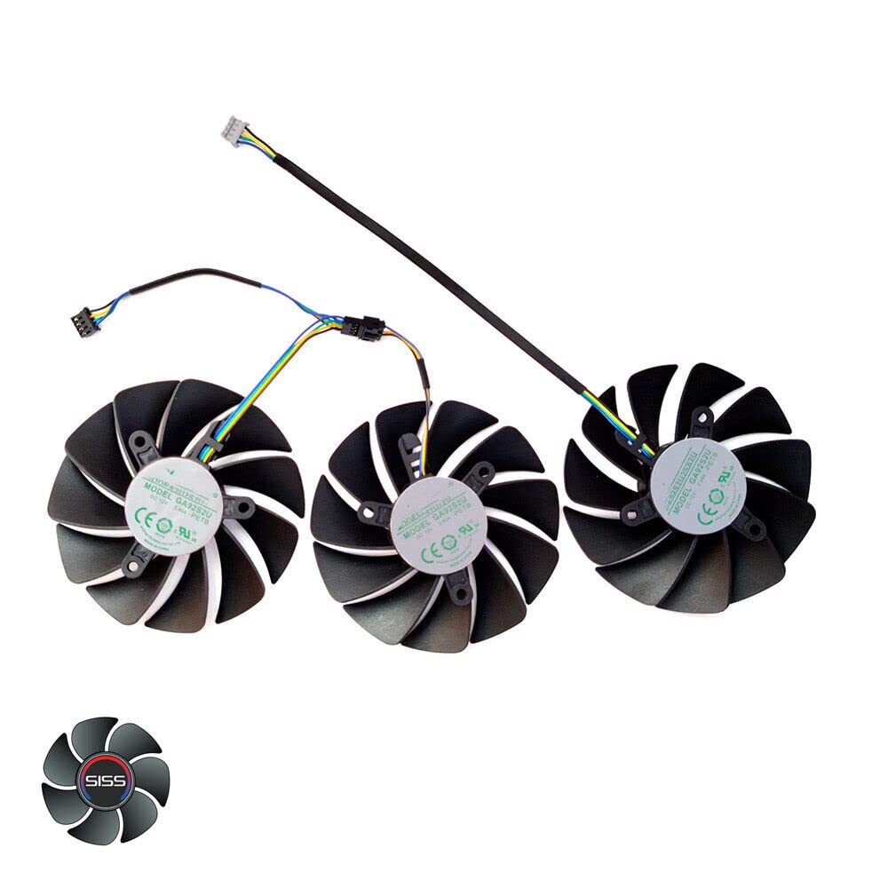 Ventilador de tarjeta gráfica para ZOTAC GeForce RTX 3070/3080 Ti AMP Holo, 3090 24GB AMP Core-Holo, para enfriador de tarjetas gráficas, GA92S2U 88mm