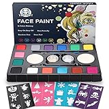 【100% Sicher Und Ungiftig】: Dookey kinderschminke set ist speziell formuliert, und sind Duft frei, sicher für Kinder jeden Alters. Alle Inhaltsstoffe wurden Labor geprüft und vollständig mit den EU-Normen.