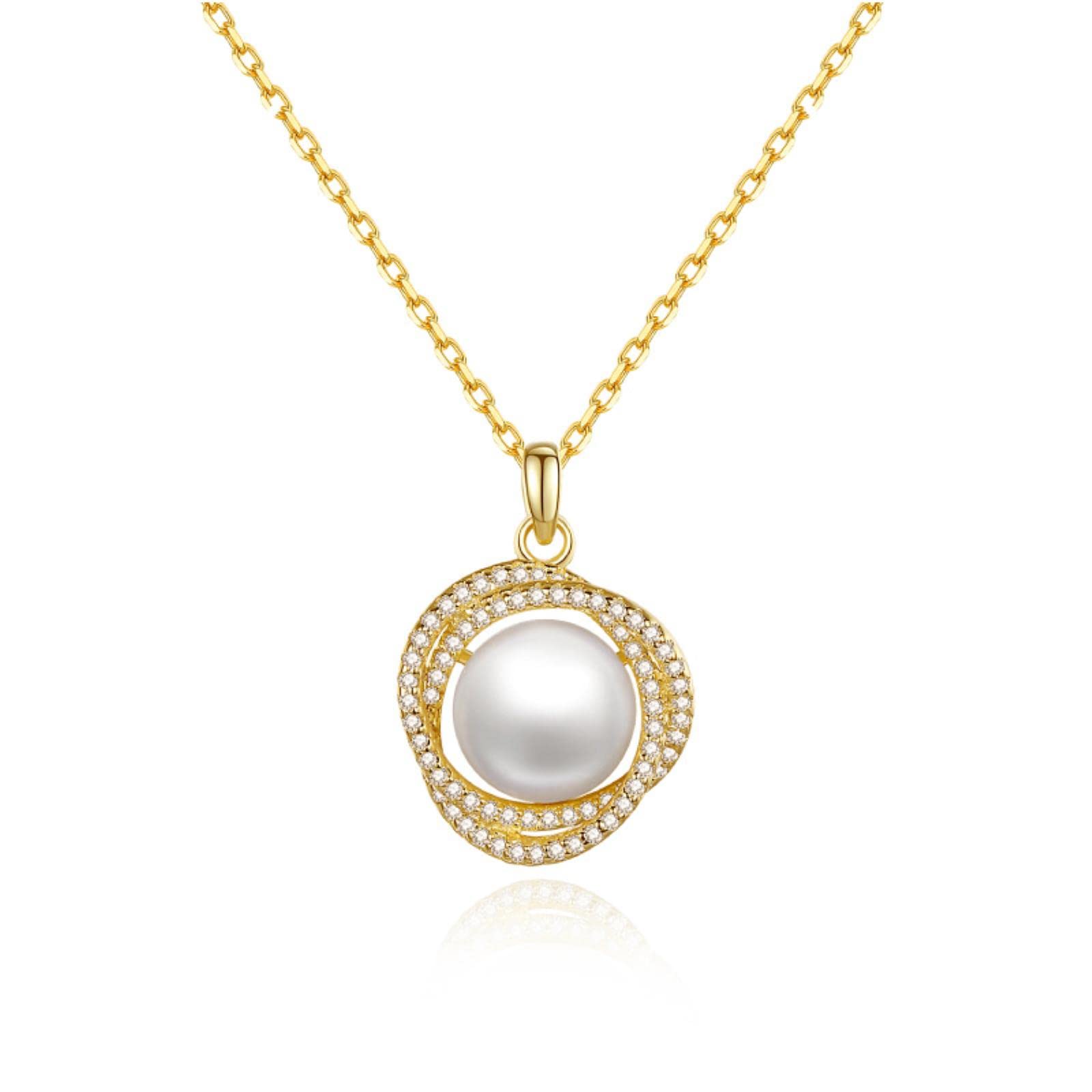 Bijoux cadeau de promesse collier argent perle anniversaire - 8