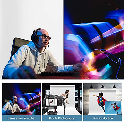 Image of 6x9 Ft. White Professional Backdrop Background for Photo Studio Photography