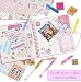 KreativeKraft Kit de Manualidades para Niños Scrapbooking, Incluye Pegatinas de Unicornio Album...