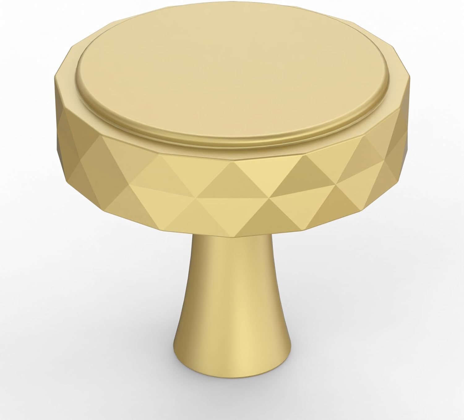 10 Pack 1-1/5" (30mm) Brushed Gold Cabinet Knobs for Dresser Drawer Modern Knobs Gold Kitchen Cabinets