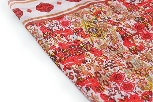 Scarf For Women 100% Silk Fashion Lightweight Shawl Wrap Scarves For Spring Fall Winter (Ns19-15) #TOP3