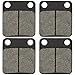 Caltric Brake Pads Compatible with Kawasaki Prairie 300 Kvf300 2X4 4X4 1999-2002 Front Brakes