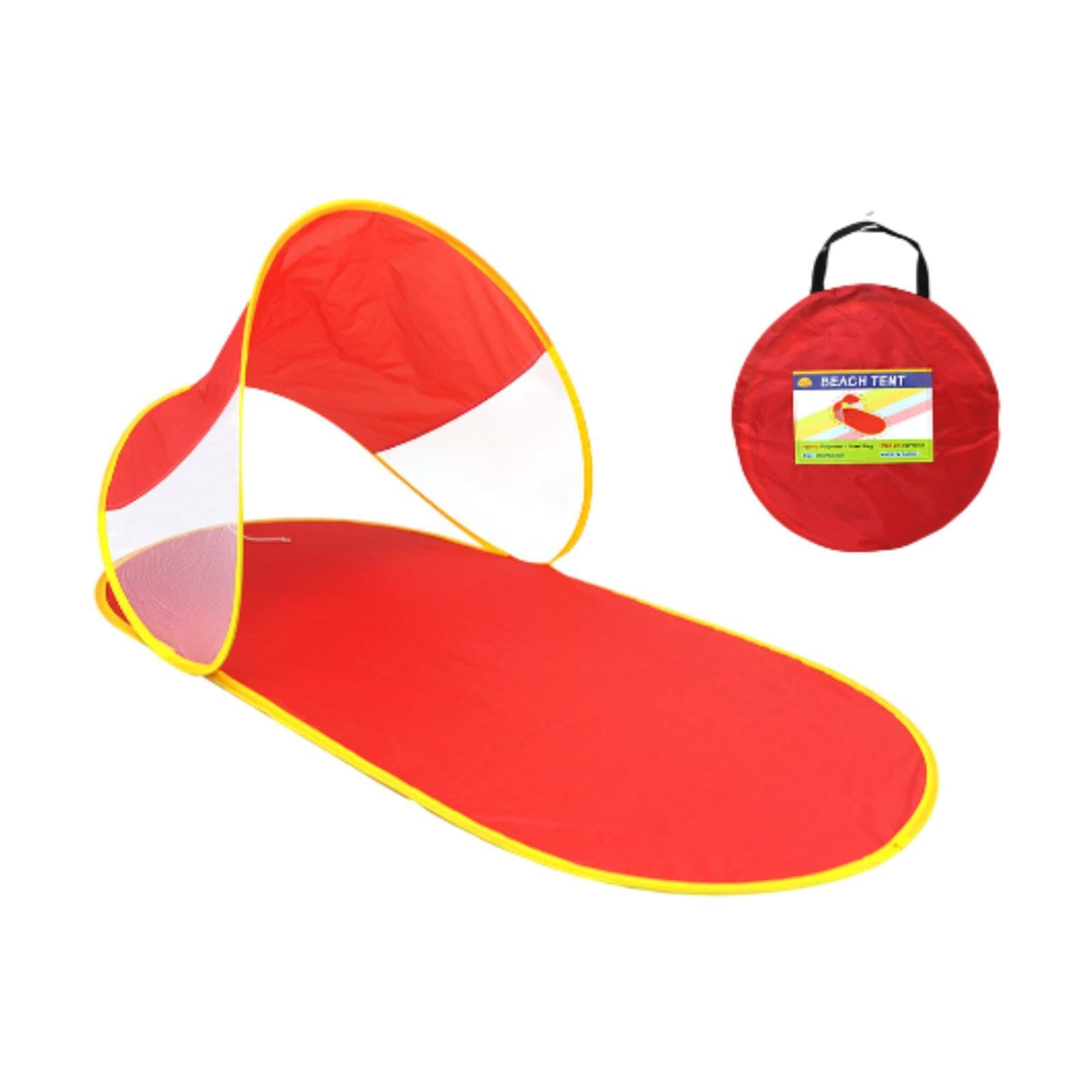 Beach Sun Shade Sun Canopy Face Head Beach Shelter for Camping Summer Picnic Red | Tents | Tents & Canopies | Camping & Hiking | Outdoor Sports | Sporting Goods