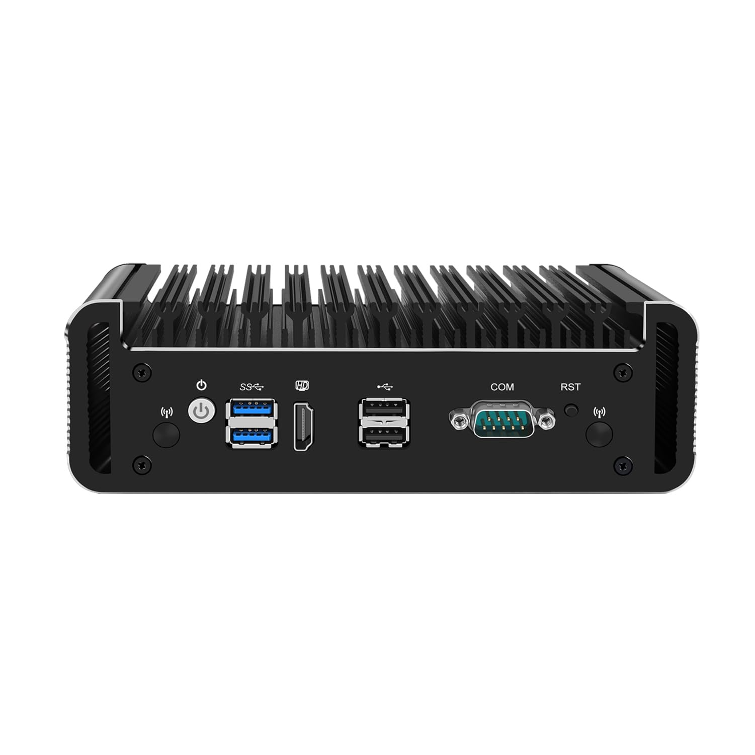 Micro Firewall Appliance, Mini PC, PFSense, Mikrotik, OPNsense, Untangle, Sophos XG, VPN, Router PC, Celeron J4125, RJ20, AES-NI, 4 x I211 LAN, HDMI, Console, 8G RAM, 128G SSD