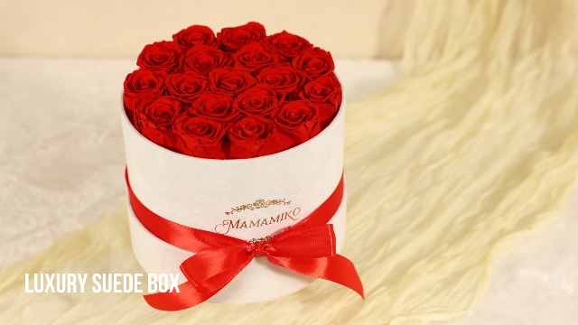 Rosa Eterna Stabilizzata Dewanxin, Rossa, Fiore Che Non Appassisce, In Confezione Regalo, Per San Valentino, Festa Della Mamma, Anniversario - 3