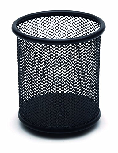 Portapenne in metallo verniciato a polvere nero