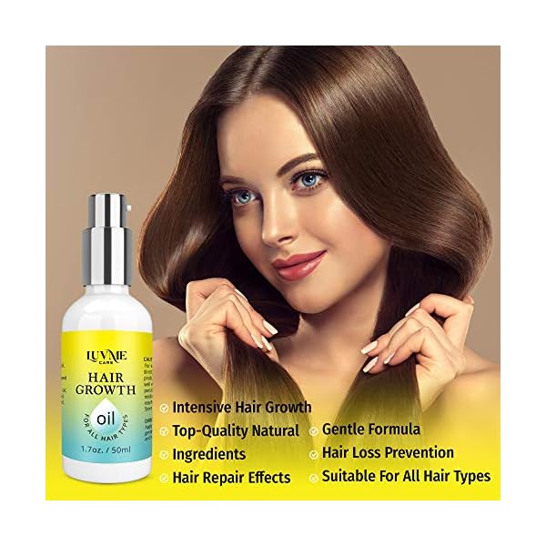Luv-Me-Care-Hair-Growth-Oil-with-Caffeine-and-Biotin-2-Pack-Biotin-hair-growth-serum-for-Stronger-Thicker-Longer-Hair-17-oz Luv Me Care Hair Growth Oil with Biotin and Castor oil 2 Pack - Biotin hair growth serum for Stronger, Thicker, Longer Hair 1.7 oz