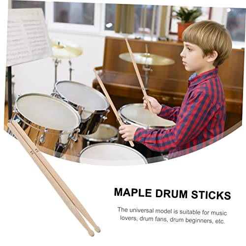 Par de baquetas de madera de arce 5A para percusión miniatura 6