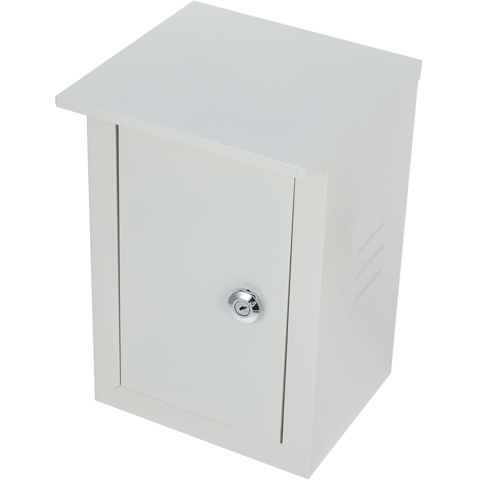 Caja de Conexiones Eléctrica Beige Gran Capacidad y Diseño Montado en Pared de Aluminio para Proteger Circuitos y Evitar Entrada de Suciedad para Exteriores
